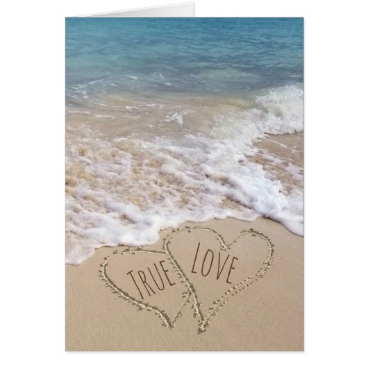 Félicitations pour le mariage de Beach Hearts (Devant)