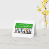 Félicitations pour l'obtention de votre carte vert (Fleur jaune)