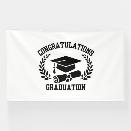 Félicitations pour l'obtention du diplôme Bannière (Horizontal)