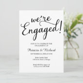 Félicitations pour nos fiançailles Invitations pou (Debout devant)