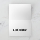 "Félicitations pour un autre voyage" Carte d'anniv (Intérieur)