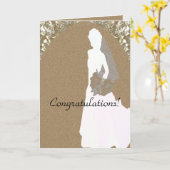 Félicitations pour vos Cartes de Fiançailles (Fleur jaune)