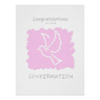 Félicitations pour votre affiche de confirmation r