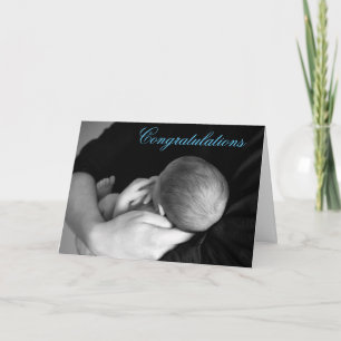 Félicitations pour votre carte de bébé garçon