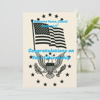 Félicitations pour votre carte de citoyenneté