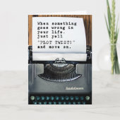 Félicitations pour votre carte Divorce "Plot Twist (Devant)