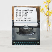 Félicitations pour votre carte Divorce "Plot Twist (Fleur jaune)