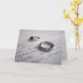 Félicitations pour votre carte Fiançailles (Fleur jaune)