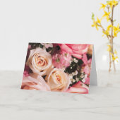 Félicitations pour votre carte Mariage (Fleur jaune)