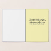 Félicitations pour votre diplôme. Une carte de fél (Intérieur)