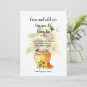 Félicitations pour votre faire-part bébé abeille m (Debout devant)