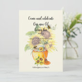 Félicitations pour votre faire-part bébé abeille m (Debout devant)