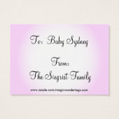 Félicitations pour votre nouveau bébé (Dos)