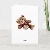 Félicitations pour votre nouvelle carte bébé (Dos)