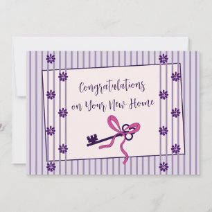 Félicitations pour votre nouvelle carte d'appartem