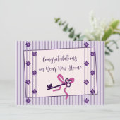 Félicitations pour votre nouvelle carte d'appartem (Debout devant)