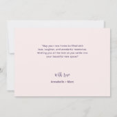 Félicitations pour votre nouvelle carte d'appartem (Dos)