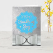 Félicitations pour votre nouvelle carte de joie (Fleur jaune)