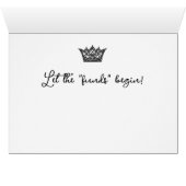 Félicitations pour votre nouvelle petite princesse (Intérieur Horizontal (Bas))