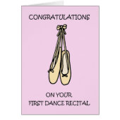 Félicitations pour votre première danse Considéran (Devant)