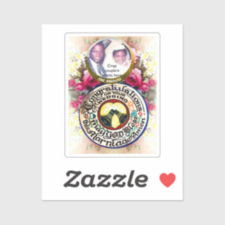 Félicitations pour votre Sticker Personnalisé mari