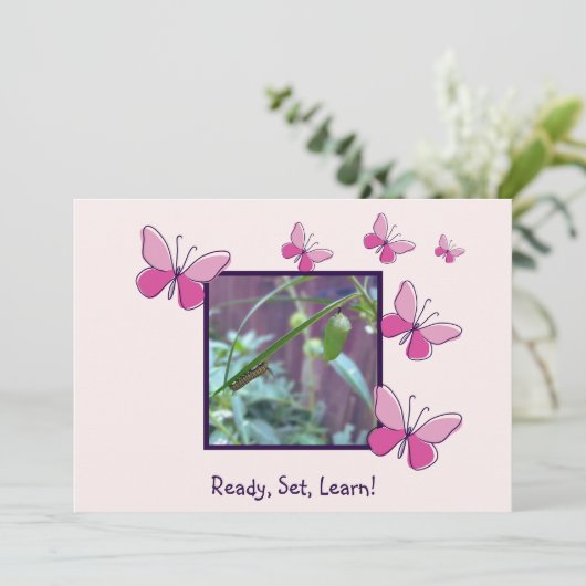 Félicitations Prêt, partez, apprenez ! Carte de re (Debout devant)