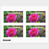 Félicitations Princesse Anne Rose #1 Stickers (Feuille)