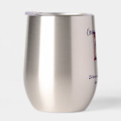 Félicitations Retraite Monogramme Nom Inox (Droite)