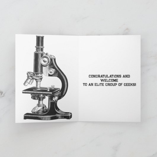 FÉLICITATIONS SCIENCE MAJOR SCIENTIFIQUE MERCI (Intérieur)