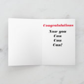 "Félicitations soeur, vous avez une nouvelle carte (Intérieur)