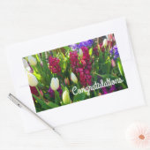 Félicitations Stickers #5 Fleurs de Printemps (Enveloppe)