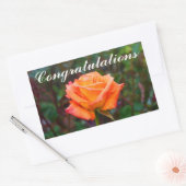 Félicitations Stickers Rose des Caraïbes #2 (Enveloppe)