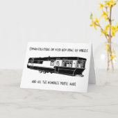 FÉLICITATIONS SUR LA CARTE "VOTRE NOUVELLE MAISON  (Fleur jaune)