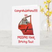 FÉLICITATIONS SUR LE PASSAGE DE VOTRE CARTE D'ESSA (Fleur jaune)