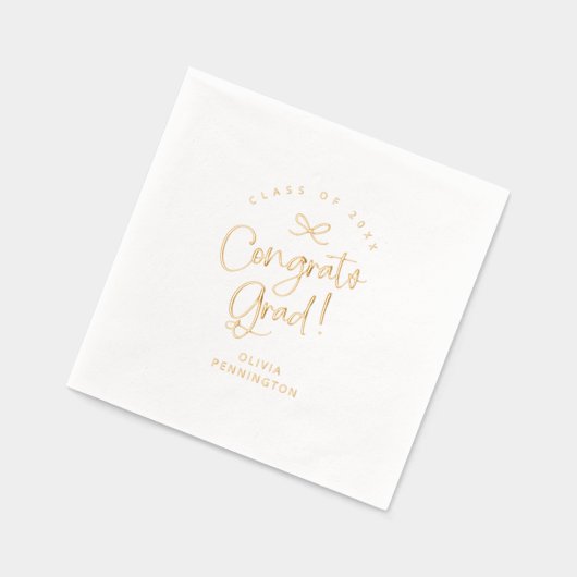 Félicitations sur mesure Grad Script Grad Graduati (Gauche)