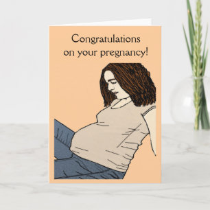 Félicitations sur votre carte de grossesse