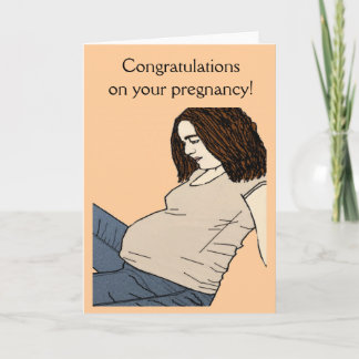 Félicitations sur votre carte de grossesse