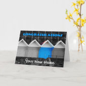 Félicitations sur votre nouvelle carte à la maison (Fleur jaune)