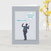 Félicitations sur votre nouvelle carte de travail (Fleur jaune)