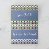 Félicitations Vous L'Avez Fait Carte De Diplôme (Intérieur)