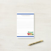 Félicitez-le série - grande protection de post-it (Sur un bureau)