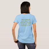 Félicitez son T-shirt nommé (Dos entier)