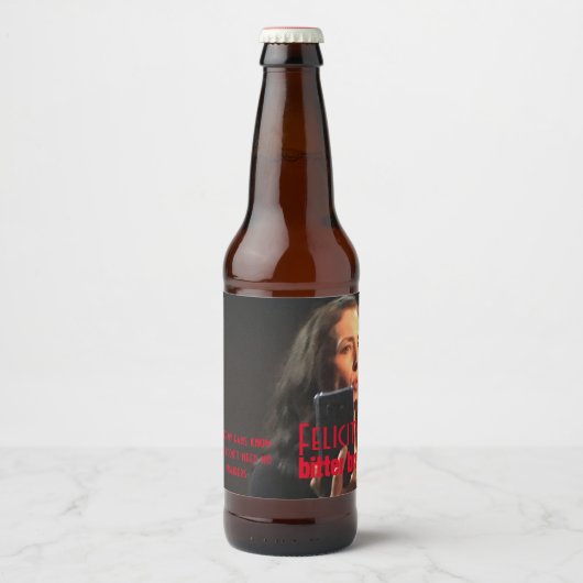 Felicity's Bitter Brew Label Bier Etiket (Voorkant)