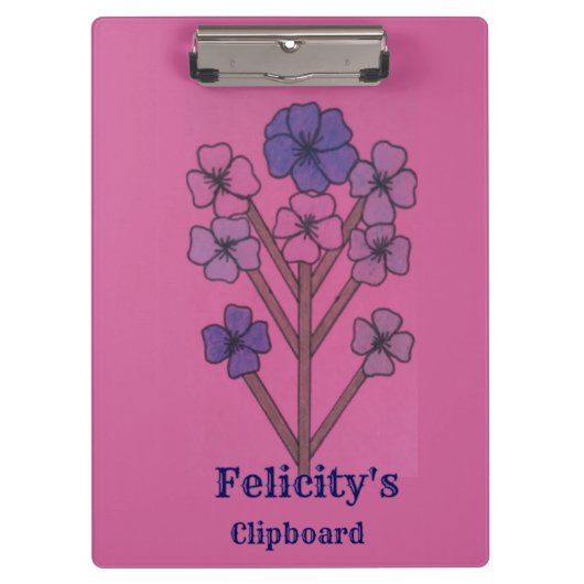 Felicity's  klembord (Voorkant)