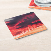 feliene golf vierkante kartonnen onderzetter (Schuin)