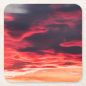 feliene golf vierkante kartonnen onderzetter (Voorkant)