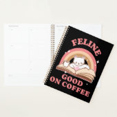 Félin bien sur café (Devant avec enveloppe)