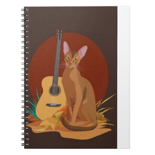 Feline Autumn Notebook Notitieboek (Voorkant)