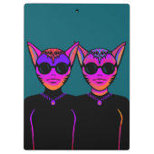 Feline Character Klembord (Achterkant)