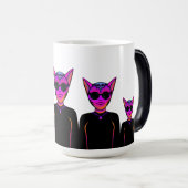 Feline character magische mok (Voorkant rechts)